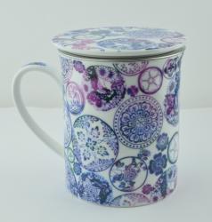 Teetasse Mandala Blau